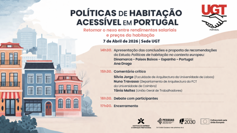 Workshop subordinado ao tema “Políticas de Habitação Acessível em Portugal”