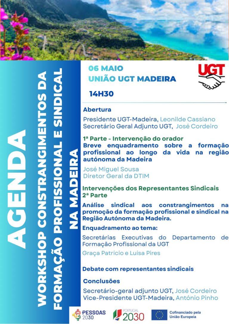 Workshop Constrangimentos da Formação Profissional e Sindical na Madeira